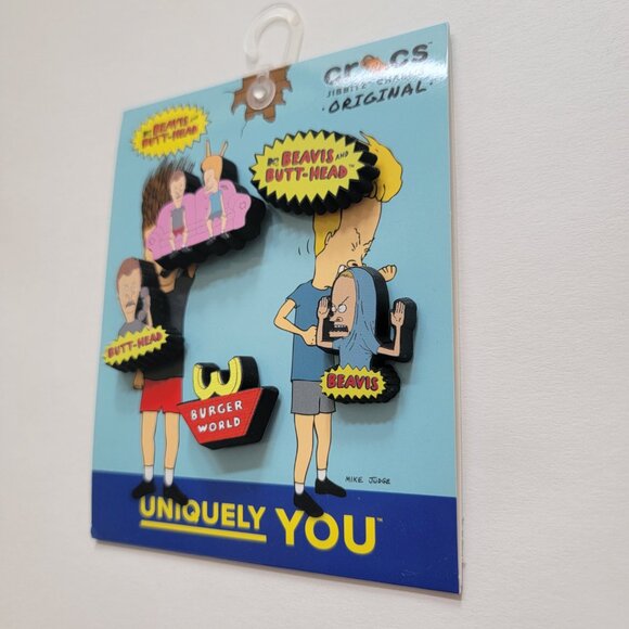 CROCS charms Beavis and Butthead 5-Pack Jibbitz shoe charms /Nickelodeon - new - Picture 4 of 8